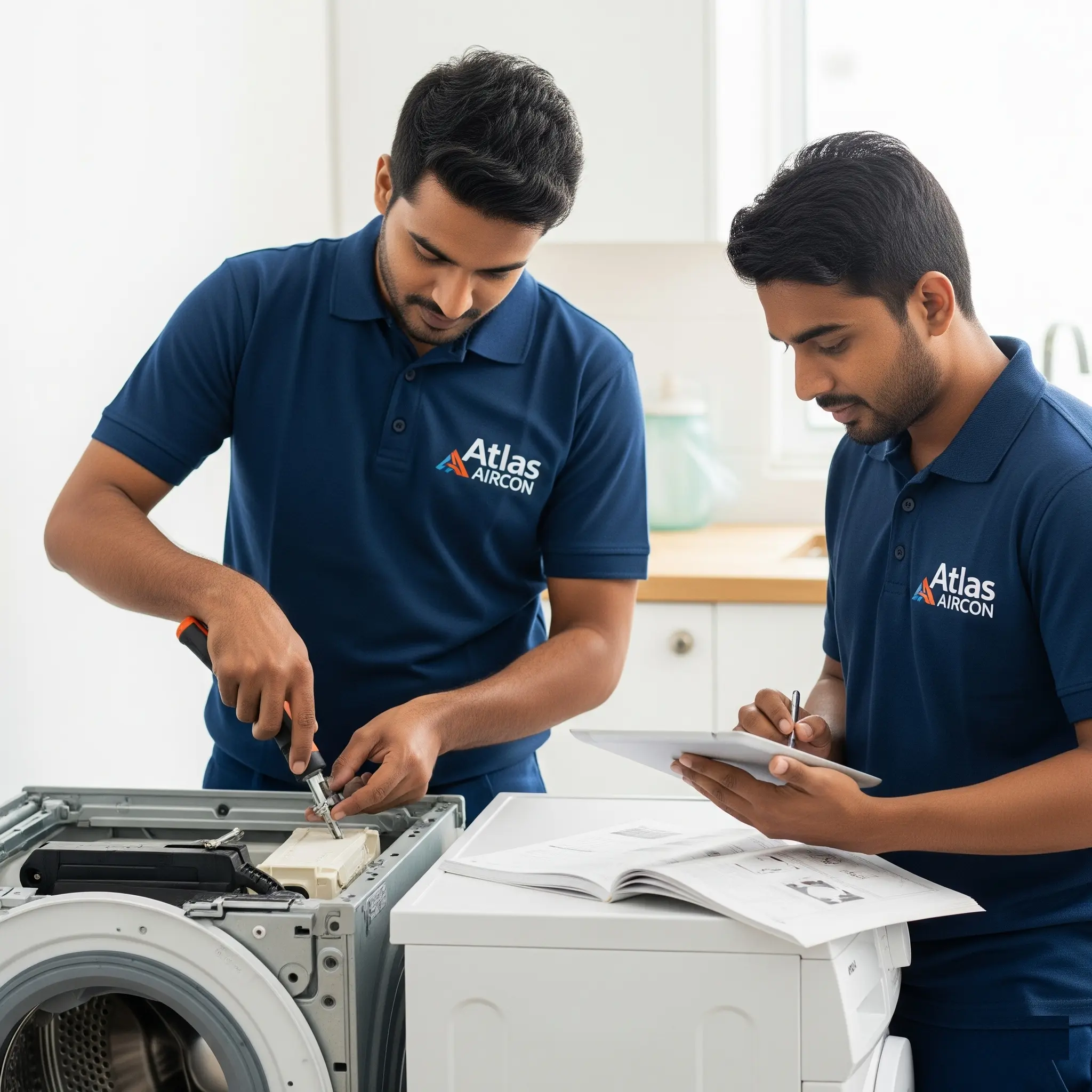 Expert washing machine repair service in Vadodara by Atlas Aircon