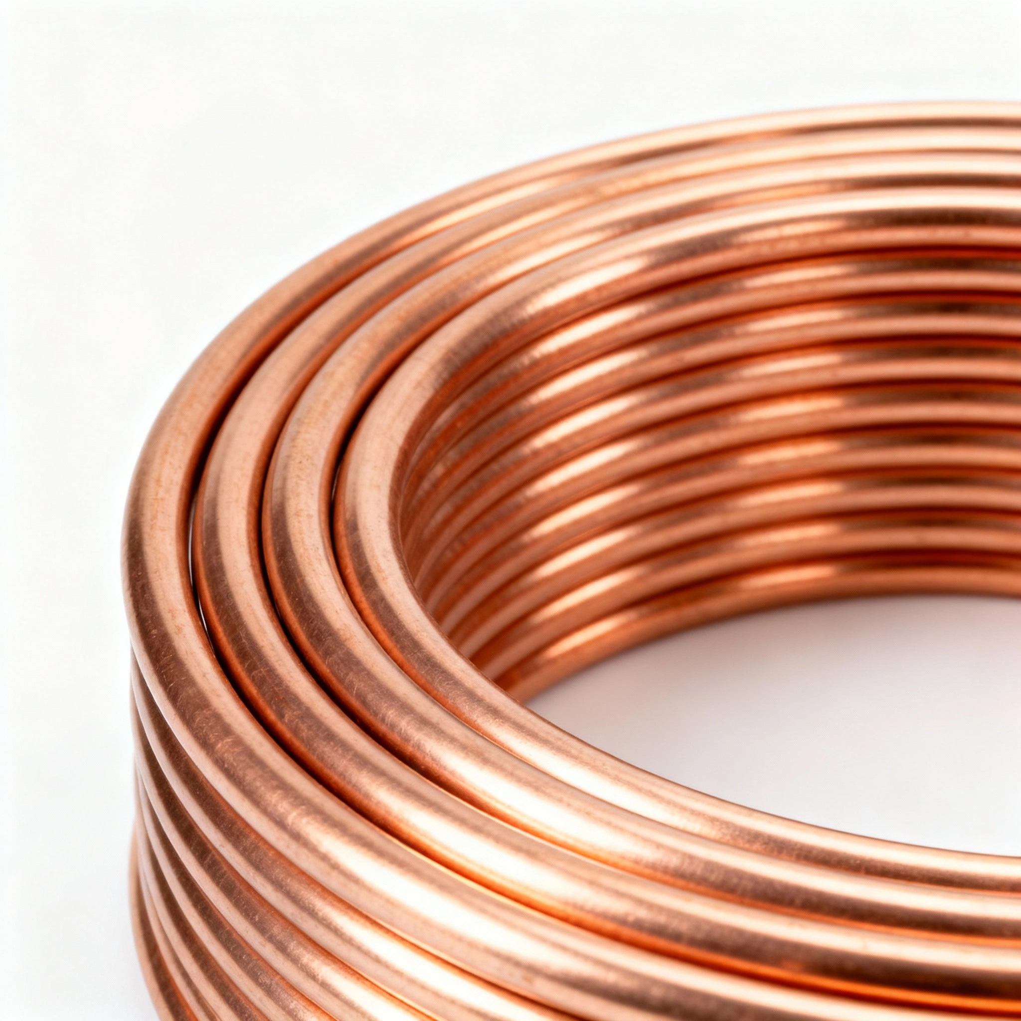 High-quality copper pipes for air conditioning systems